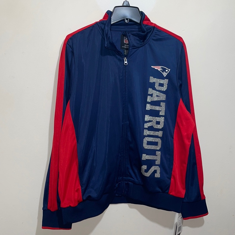 Real NFL New England Patriots zip up